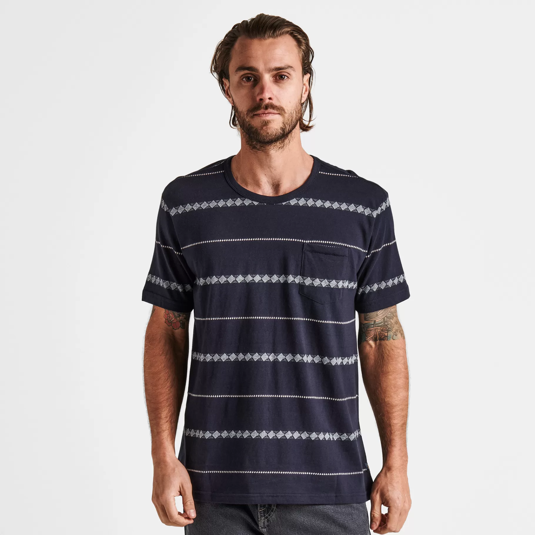Roark Best Sellers-Well Worn Horizon Jacquard Tee